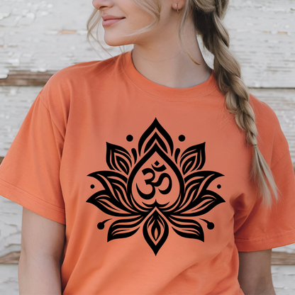 Spiritual breathe symbol T-Shirt for meditation