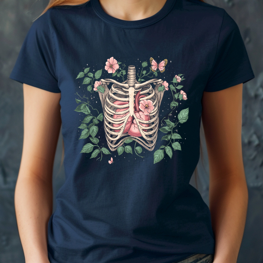 Skeleton Plant Lover T-Shirt - Unisex