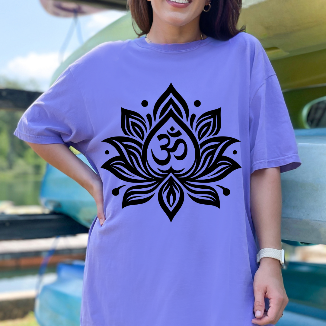 Spiritual breathe symbol T-Shirt for meditation