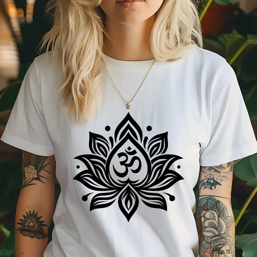 Spiritual breathe symbol T-Shirt for meditation