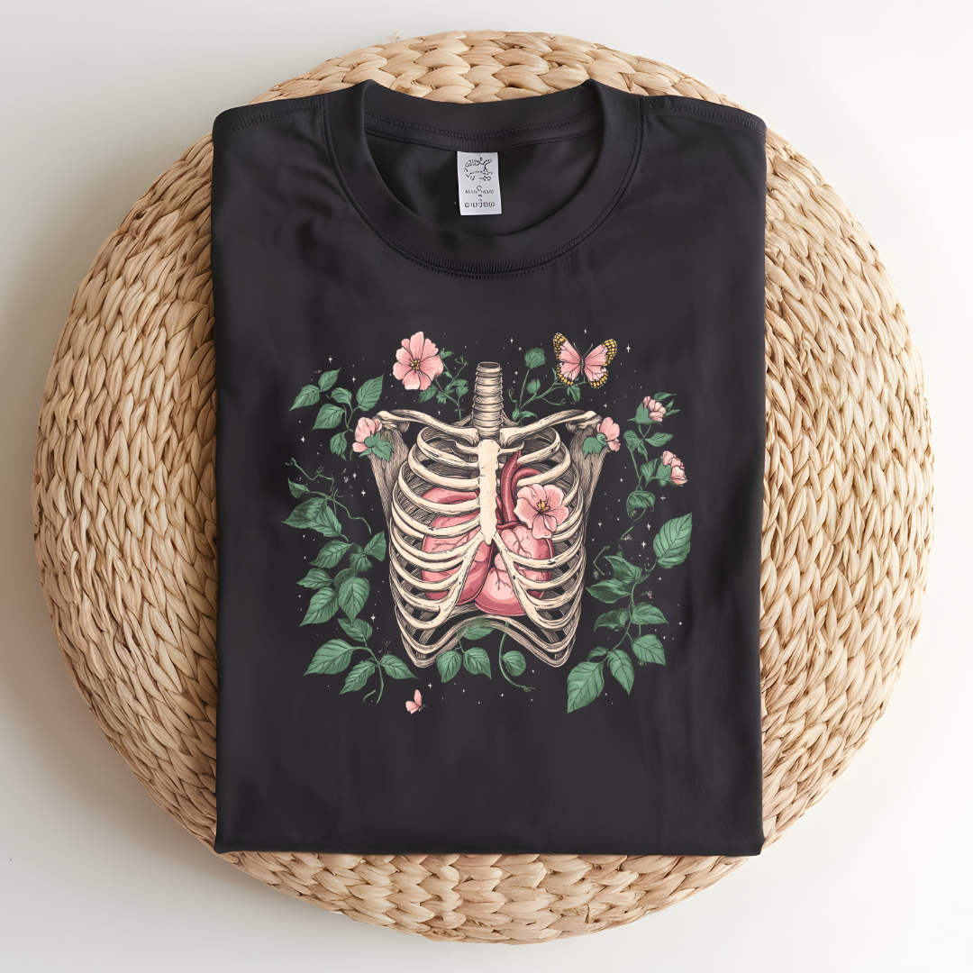 Skeleton Plant Lover T-Shirt - Unisex