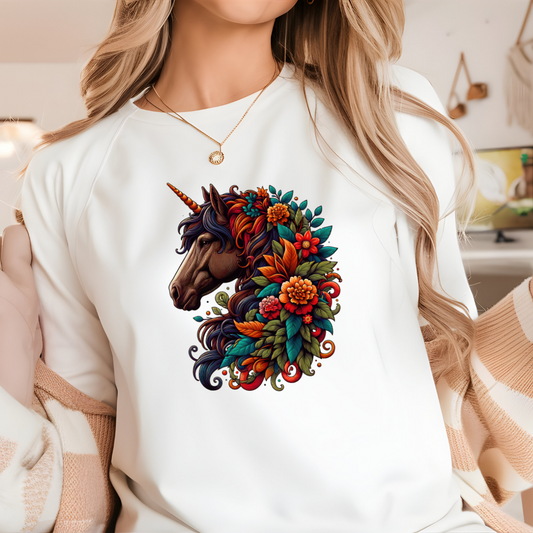 Floral horse/ Majestic Floral Horse T-Shirt