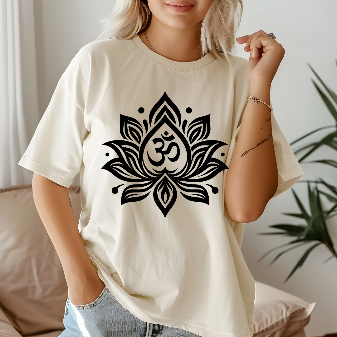 Spiritual breathe symbol T-Shirt for meditation