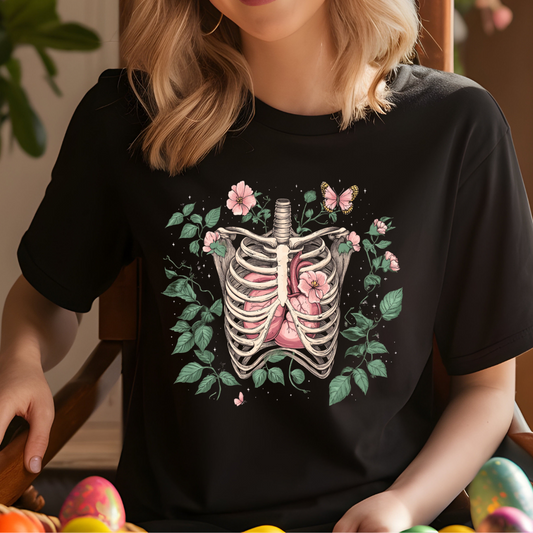 Skeleton Plant Lover T-Shirt - Unisex