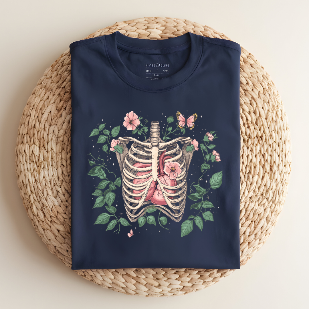 Skeleton Plant Lover T-Shirt - Unisex