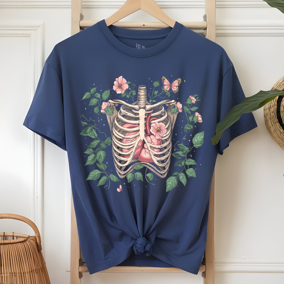 Skeleton Plant Lover T-Shirt - Unisex