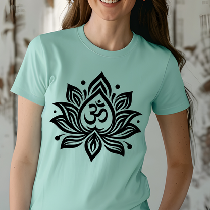 Spiritual breathe symbol T-Shirt for meditation