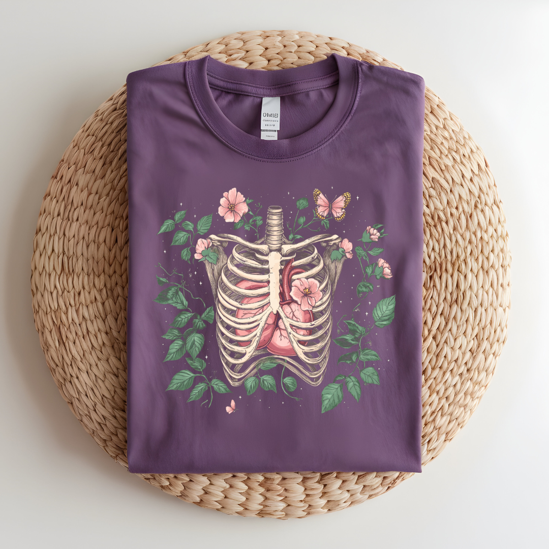 Skeleton Plant Lover T-Shirt - Unisex